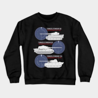 German tanks and their sights Crewneck Sweatshirt